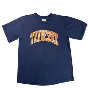 Vintage 1990s Tennessee Volunteers Private Stock T-shirt Size XL Navy Blue USA